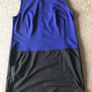 Loft Size 14 Blue/Black Dress